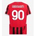 AC Milan Tammy Abraham #90 Hjemmedrakt 2024-25 Korte ermer